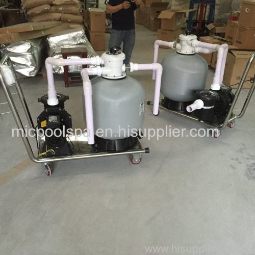 China factory Durable Fiber glass Swimming Pool Side-mount Sand Filter and Water Filtration Equipment