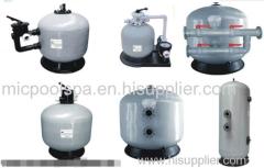 China factory Durable Fiber glass Swimming Pool Side-mount Sand Filter and Water pump Filtration Equipment