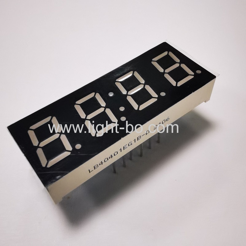 Pure Green 0.4" 4 Digit 7 Segment LED Clock Display common cathode for home appliances