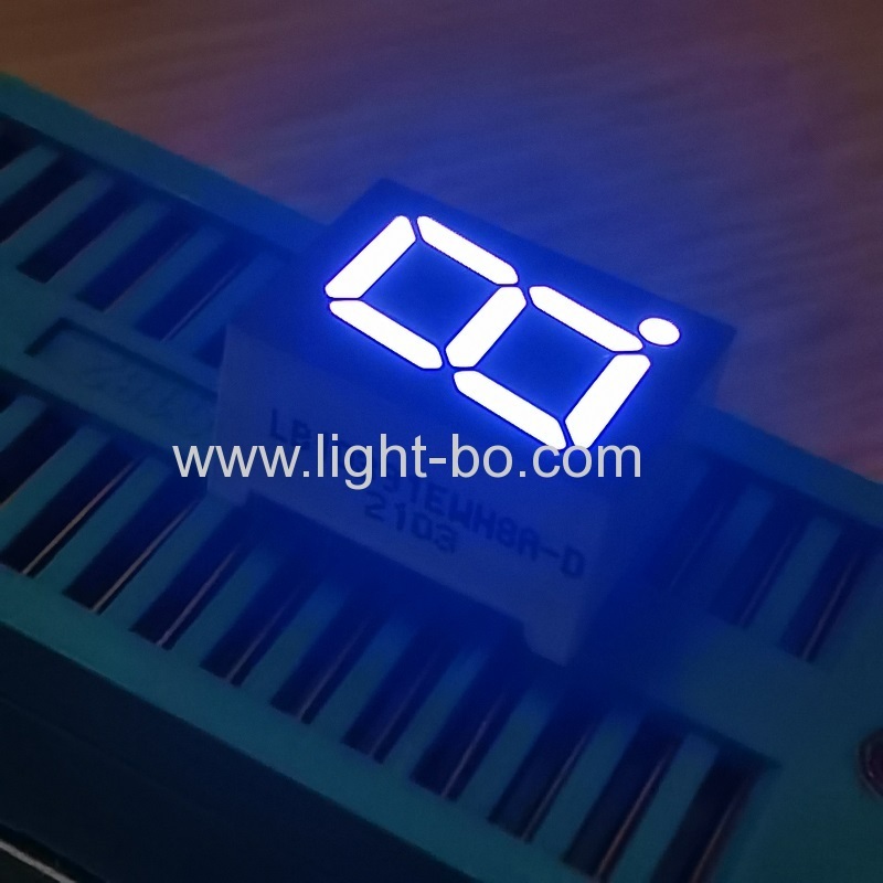 ultra beyaz tek haneli 0.39" 7 segment led ekran ortak katot gri yüzey gösterge paneli için