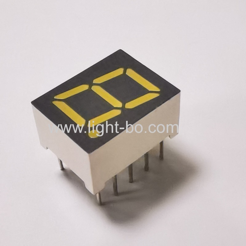 ultraweiße einstellige 0,39" 7-Segment-LED-Anzeige gemeinsame kathodengraue Oberfläche für Instrumententafel