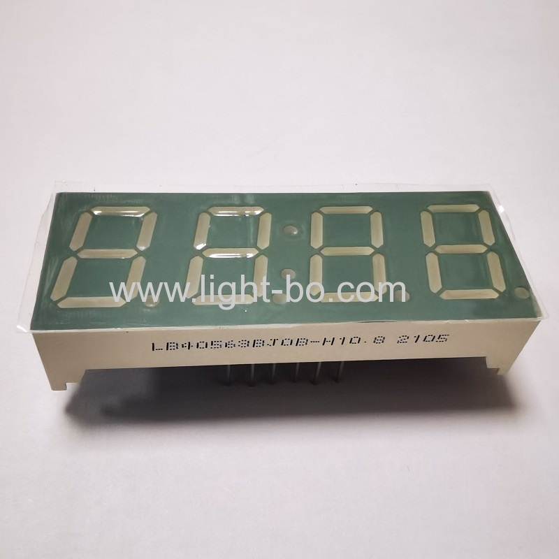 Affichage d'horloge à LED vert super brillant de 0,56" à 4 chiffres et 7 segments, anode commune pour minuterie de cuisinière numérique