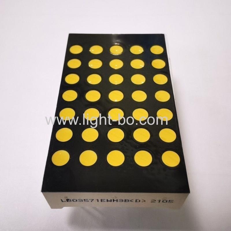 Ultra white 1.5" 3mm 5*7 dot matrix led display for lift position indicator