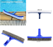 Polished swimming pool wall brush skimmer Vac head cleaning accessories