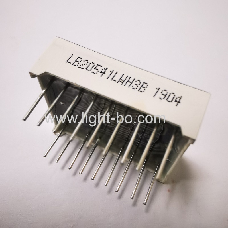 Ultra white 0,54 "dual dígito e 14 segmentos LED alfanumérico cátodo comum para eletrodomésticos