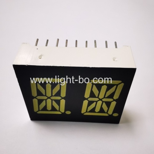 Ultra white 0.54 Dual Digit 14 segment Alphanumeric LED Display common cathode for home appliances