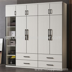 Customisable bedroom aluminum wardrobe closet