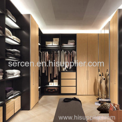 Cloakroom Walk-In Closet Home Aluminum Wardrobe