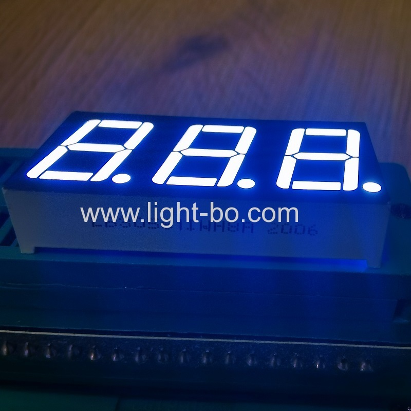 Ultra White 0.56inch common anode 3 digit 7 segment led displays for air conditioners