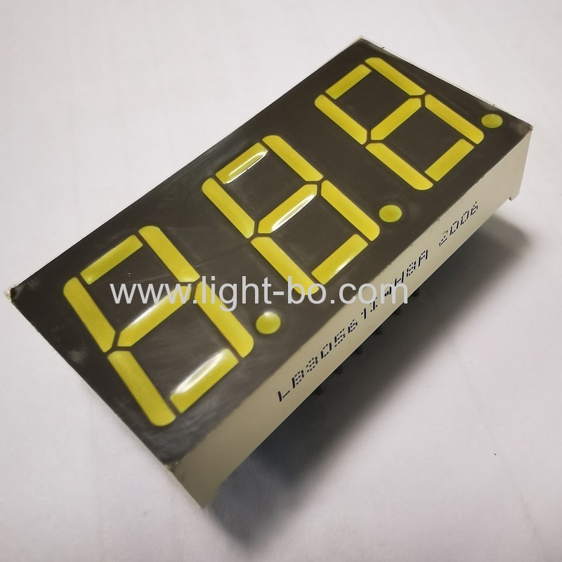 Klimalar için ultra beyaz 0.56 inç ortak anot 3 haneli 7 segment led ekranlar