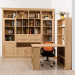 Book cabinet modern aluminum furniture modern bookcase