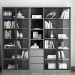 high quality Bookcase Aluminum Bookshelf for home hotel office