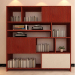 high quality Bookcase Aluminum Bookshelf for home hotel office
