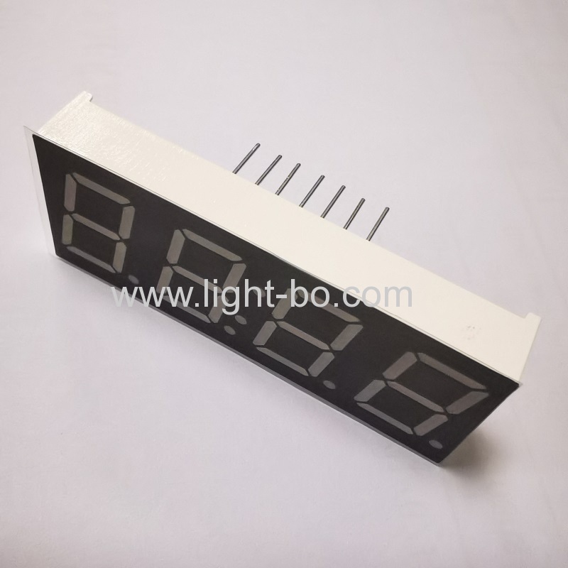 14 PINS White segments 14.2mm 4 Digit 7-segment LED display Common cathode Ultra white for digital timer