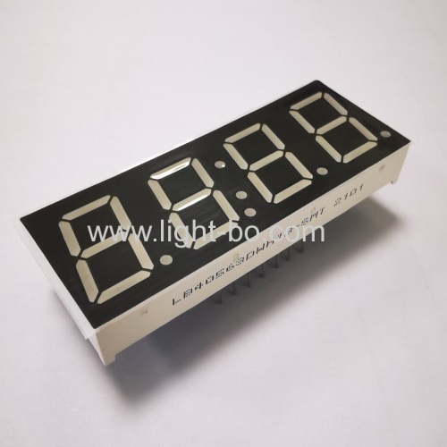 14 PINS White segments 14.2mm Quadruple Digit 7-segment LED display Common cathode Ultra white for digital timer