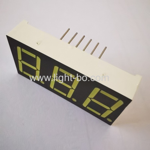 Ultra white 3 digit 0.56  7 segment led display Common cathode for digital temperature indicator