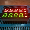 Dual line 0.28&quot; 4-Digit 7 Segment LED Display Common Anode for Temperature Indicator