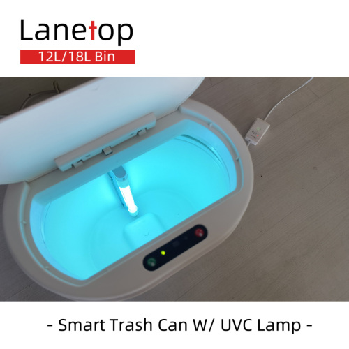 UVC Sterile Plastic Smart Trash Can