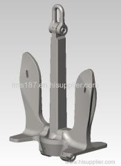 U.S. Navy type anchors U.S.N. Stockless anchor