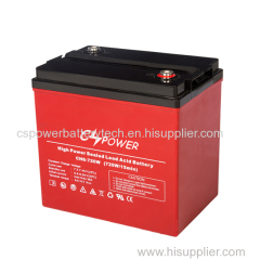 CSPOWER AGM BATTERY CH12V 300W HIGH RATE 80Ah (C10) lead battery