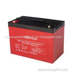 CSPOWER AGM BATTERY CH12V 300W HIGH RATE 80Ah (C10) lead battery