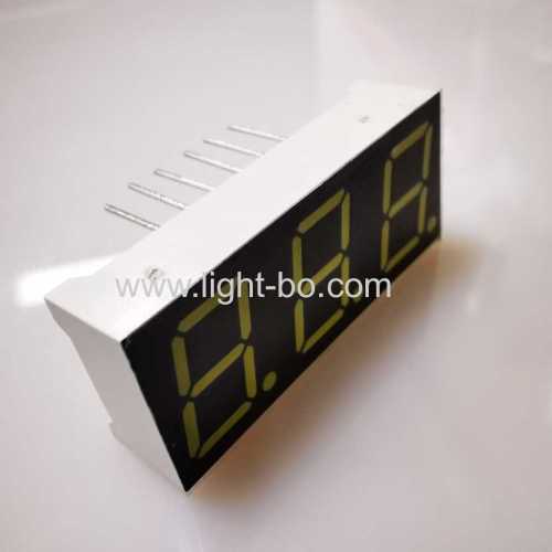 Ultra white 0.39 Triple digit 7 segment led display common cathode for instrument panel