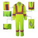 Yellow High Visibility Coveralls for safety warning