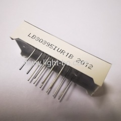 Ultra Red 0.39inch Triple Digit 7 Segment LED Display Common Anode for Temperature Controller