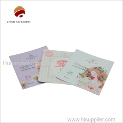 Chinese suppliers wholesale customization 3 side seal mask bag