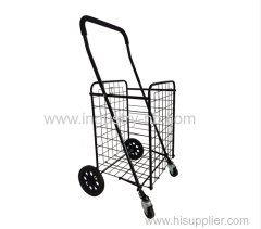 30KGS Factory Customized Portable Folding steel wire shopping cart for supermarket