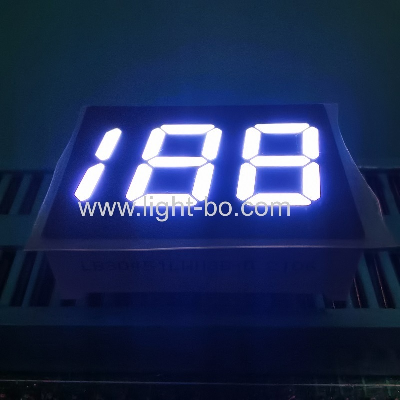 Ultra bright white 2 1/2 Digits 7 Segment LED Display 0.45" common cathode for Temperature Indicator