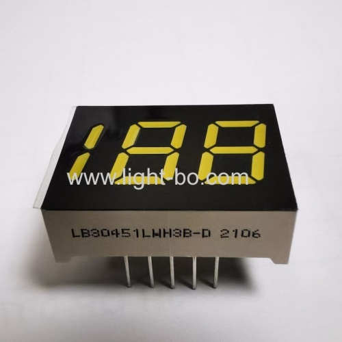 Ultra bright white 2 1/2 Digits 7 Segment LED Display 0.45 common cathode for Temperature Indicator