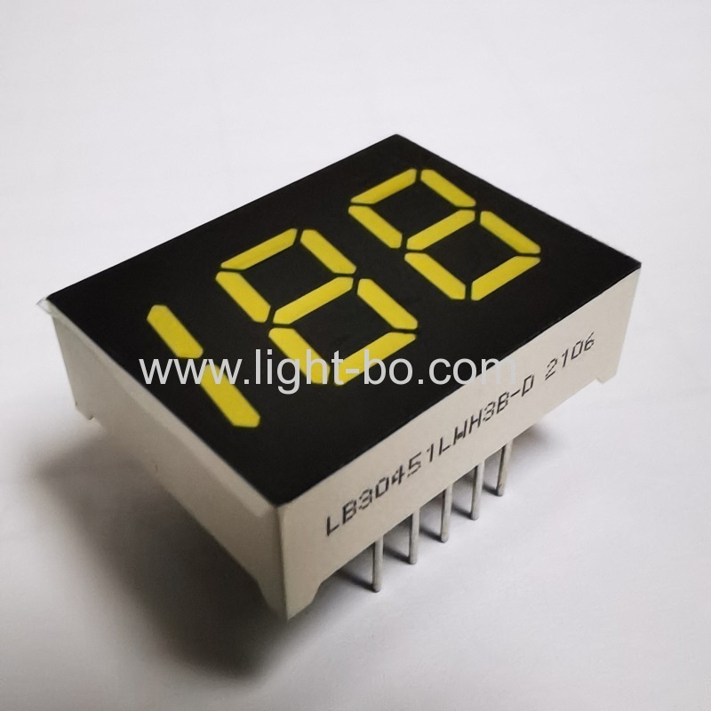 Ultra bright white 2 1/2 Digits 7 Segment LED Display 0.45" common cathode for Temperature Indicator