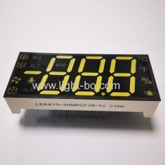 Multicolour Triple Digit 7 Segment LED Display with Minus Sign common anode for Refrigerator Control