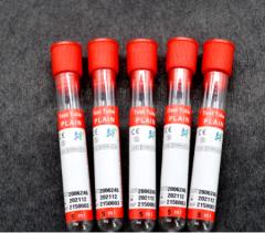 Plain tube non- vacuum blood collection tube