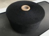 qiaofu recycled cotton open end yarn gloves yarn nm10/1 ne6/1 knit black yarn