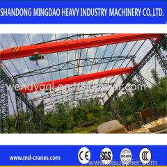 CE/SGS 3t 5t 10t 15t Remote Control Travel Workshop Eot Single Double Girder Beam Overhead Bridge Crane with hoist