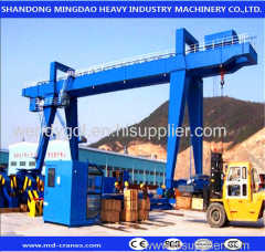 SGS/ISO 20 T 30 T 50t Heavy Duty General Container Outdoor Warehouse Heavy Port Container Quay Double Girder Winch Troll