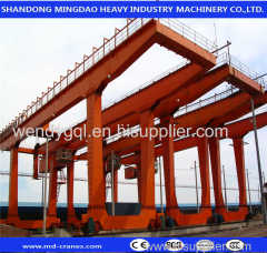SGS/ISO 20 T 30 T 50t Heavy Duty General Container Outdoor Warehouse Heavy Port Container Quay Double Girder Winch Troll