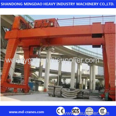 SGS/ISO 20 T 30 T 50t Heavy Duty General Container Outdoor Warehouse Heavy Port Container Quay Double Girder Winch Troll