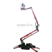 Goman articulated track spider lifts 16 meters dual power bucket lifts gas engine portable boom lift machine
