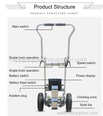 Moving folding Hand Truck Trolley light Climber With Aluminium electric dolly hand truck