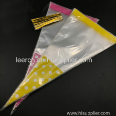 Triangle BOPP Candy Bags / BOPP Cone Bags