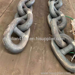 Stud link Marine anchor chains on stock
