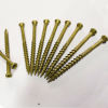 Fiberboard screws/chipboard screws Knurling Fine Thread Zinc Plated