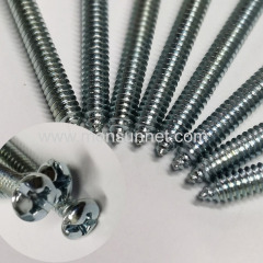 Pan head Machine screw Zinc Plated non-standard Combined PH Recess