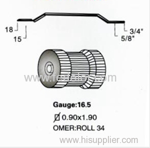 Roll carton closing staple