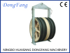 Five Wheels Conductor Stringing Pulley Blocks for 400KV transmission line