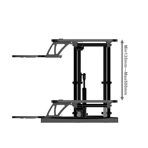 LCD Monitor Desktop Mount for three monitors