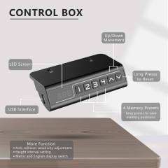 Dual-layer Electric Height Adjustable Desk